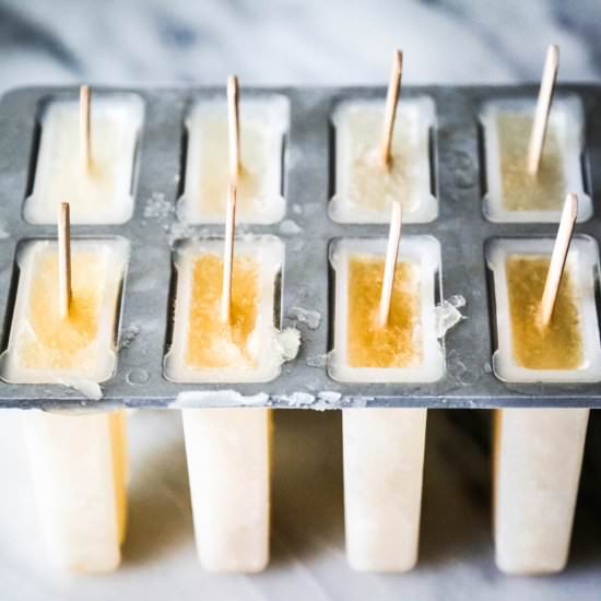 French 75 Cocktail Pops