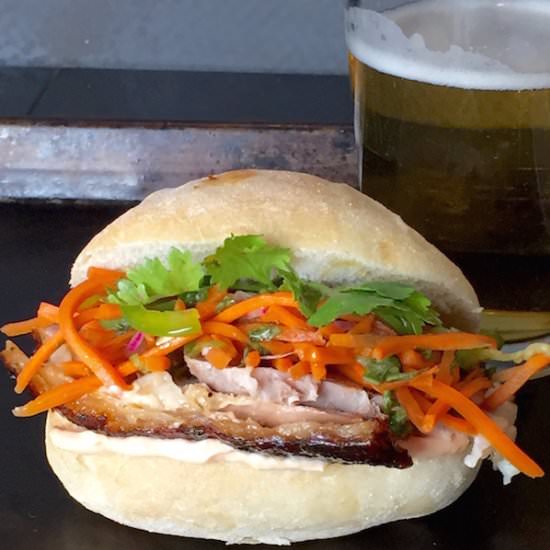 Pork Shoulder Bahn Mi Sliders