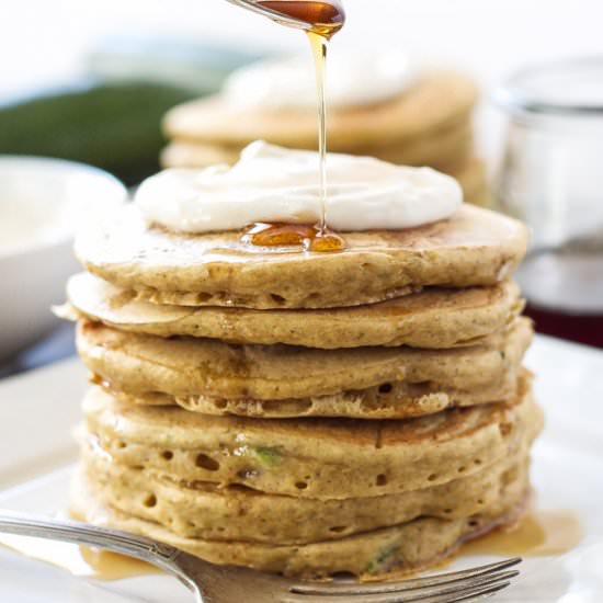 Zucchini Bread Pancakes
