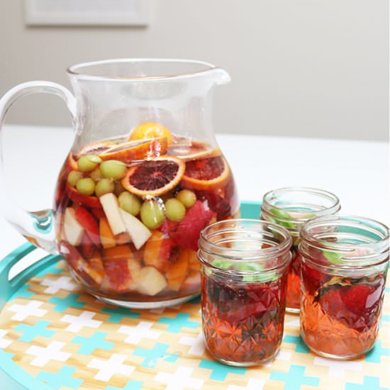 Summer Fruit White Wine Sangria