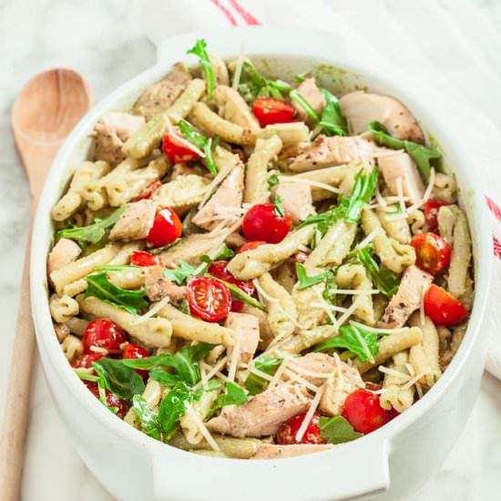 Pesto Pasta with Grilled Chicken
