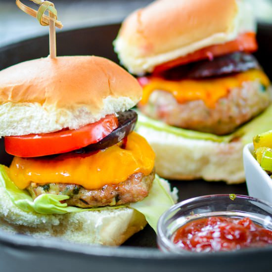 Jerk Chicken Sliders