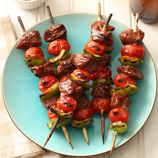 Chipotle Barbecue Lamb Kabobs
