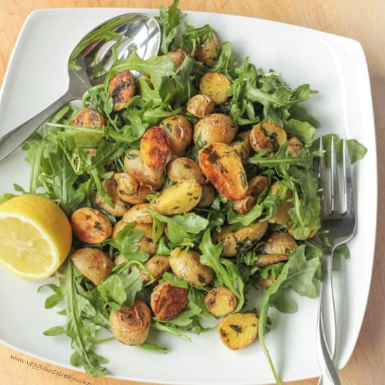 Herb Roasted Potato & Arugula Salad
