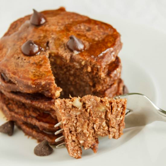 Healthy Chocolate Pancakes