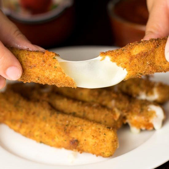 Homemade Mozzarella Sticks