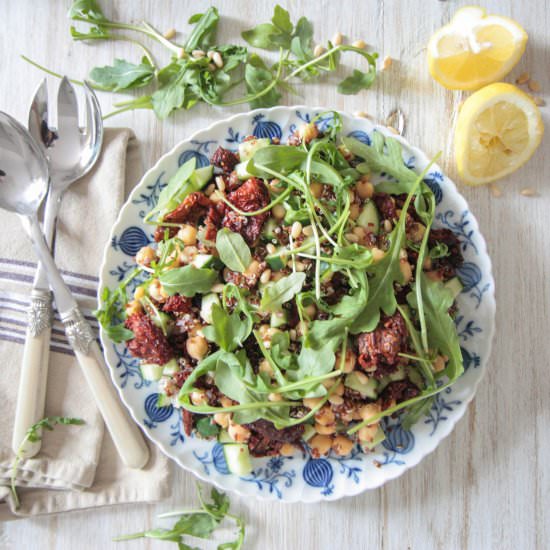 Quinoa, Chickpea & Tomato Salad
