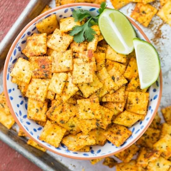 Mexican Spice Cheese Crackers