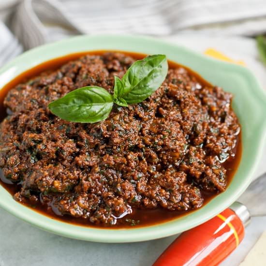 Sundried Tomato Basil Pesto