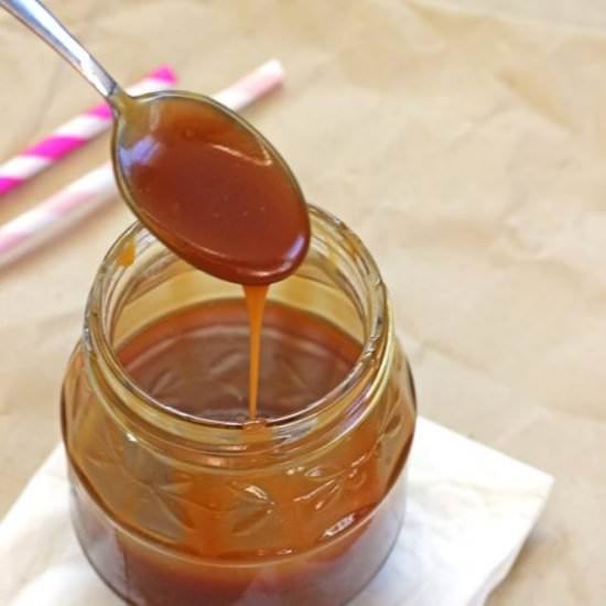 Salted Caramel Sauce {step by step}