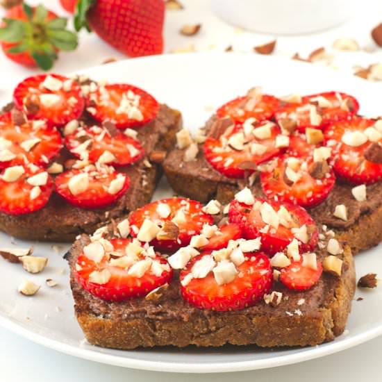 Strawberry Nutella Bruschetta