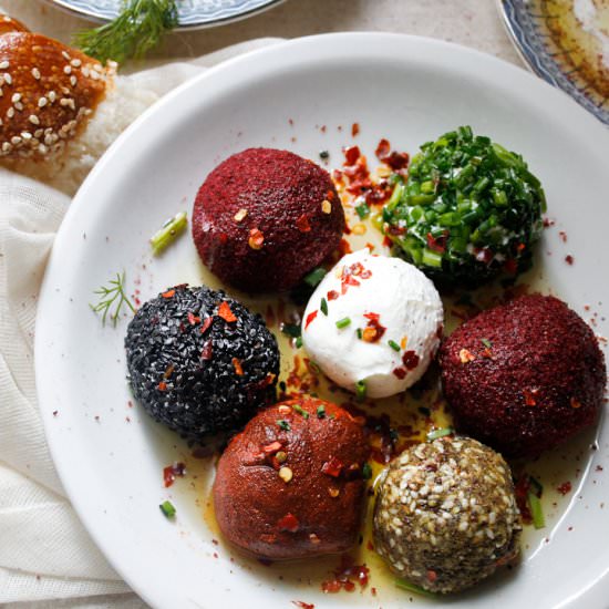 Homemade Labaneh Balls (Cheese)