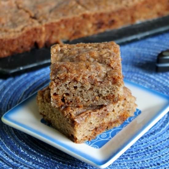 Snickerdoodle Banana Bars