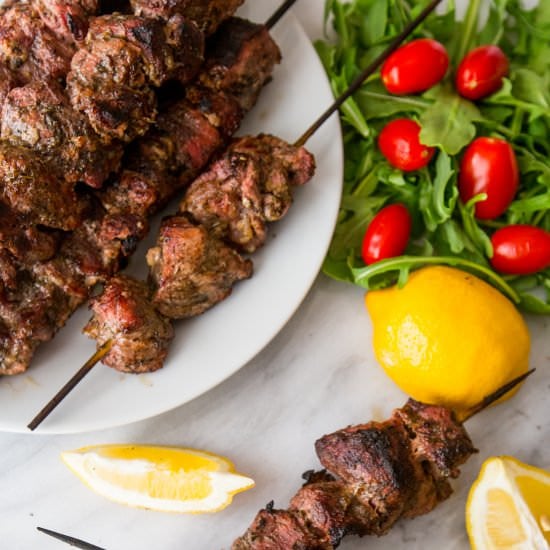 Perfectly Grilled Souvlaki