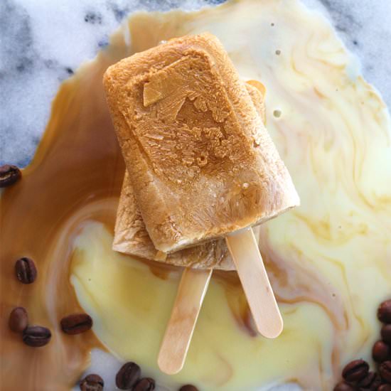 Vietnamese Coffee Popsicles