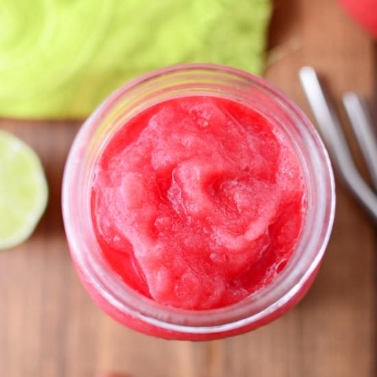 Watermelon Strawberry Lime Slush