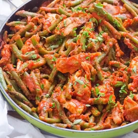 Saucy Green Beans and Chicken