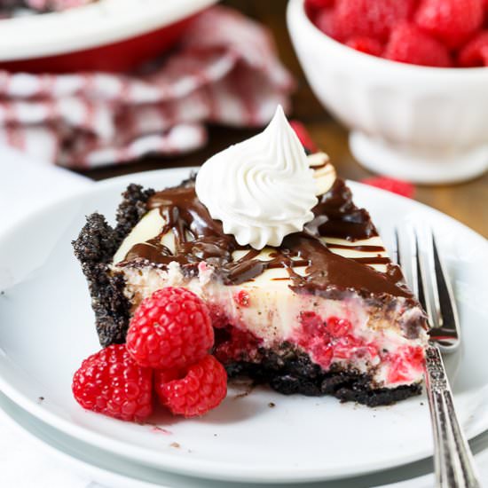 Raspberry Cream Cheese Pie