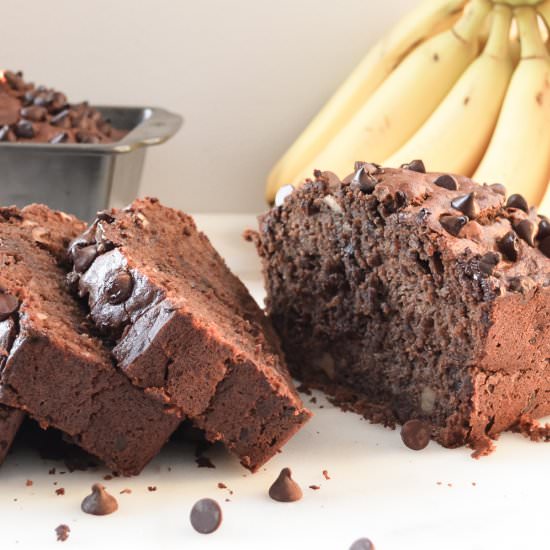 Double Chocolate Banana Bread