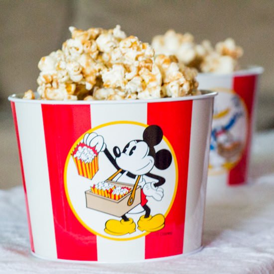Cinnamon Peanut Butter Popcorn