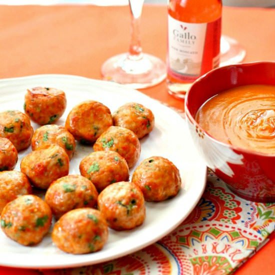 Thai Spiced Chicken Meatballs