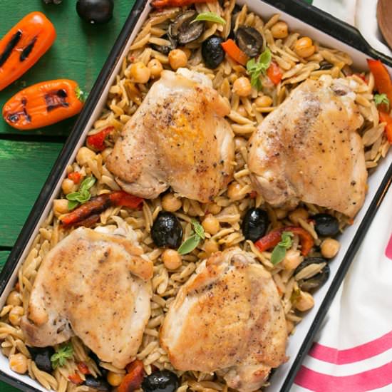 One Pot Mediterranean Chicken