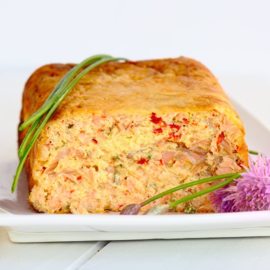 Two salmon cake