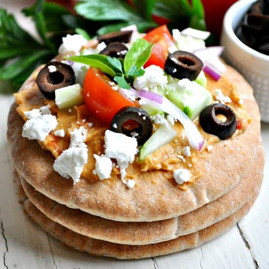 Mediterranean Pita Bites