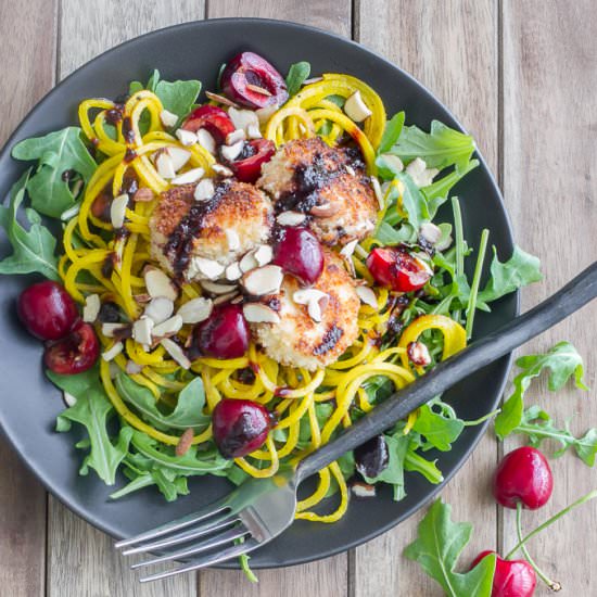 Beet Goat Cheese Cherry Salad