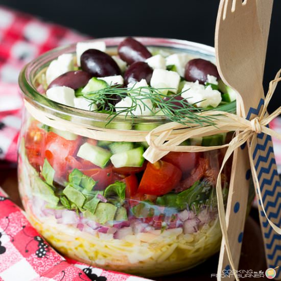 Greek Orzo Summer Salad
