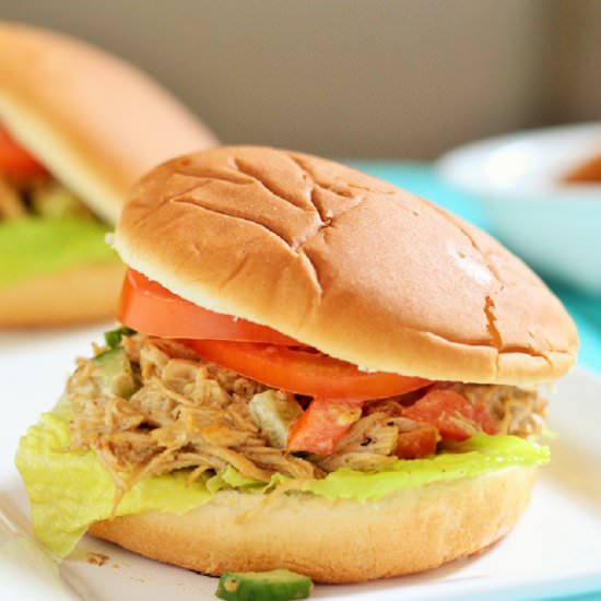 Indian Spiced Chicken Sandwich