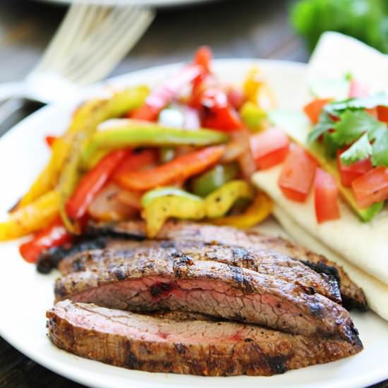 Grilled Steak Fajitas