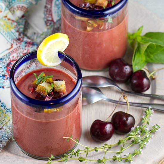 Cheery Cherry Gazpacho