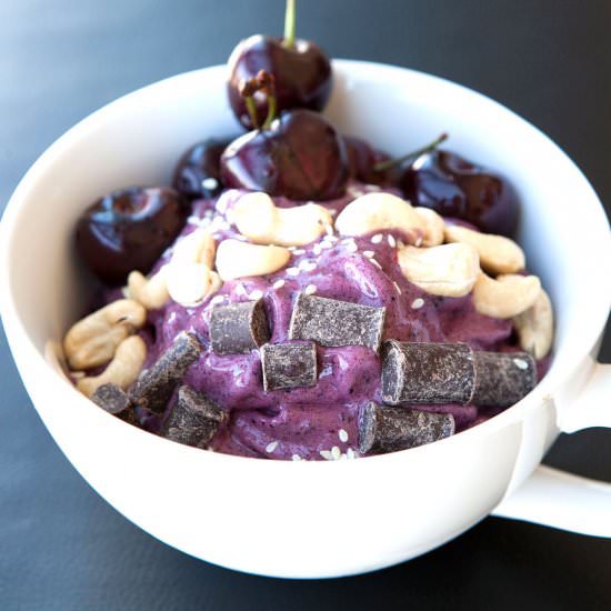 Blackberry Bliss Paleo Ice Cream