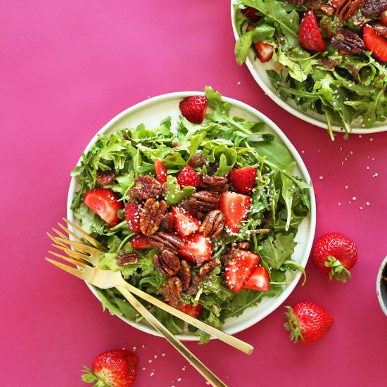 Strawberry Arugula Salad