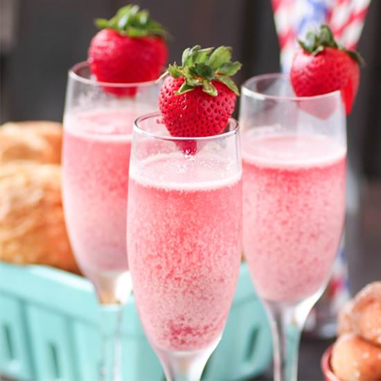 Strawberry Cream Mimosa
