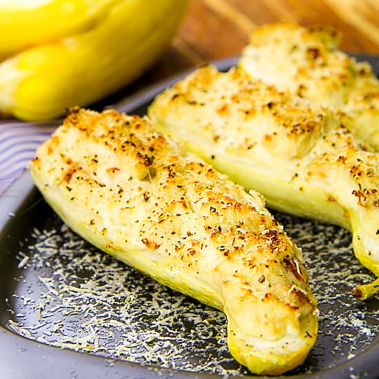 Stuffed Summer Squash