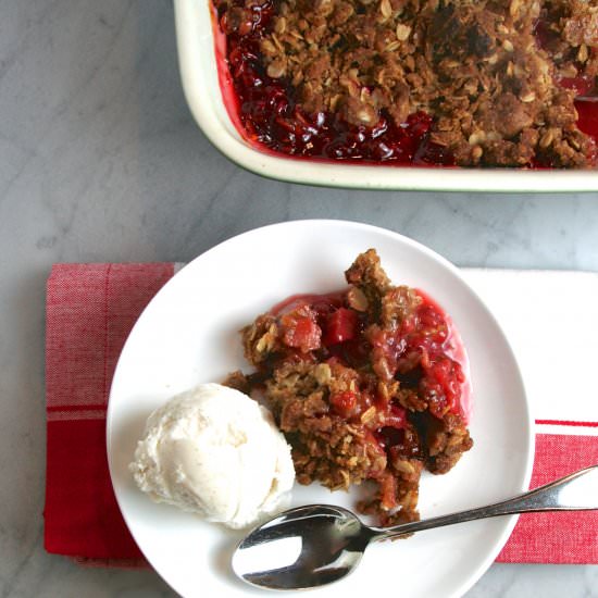 Strawberry-Rhubarb Crisp
