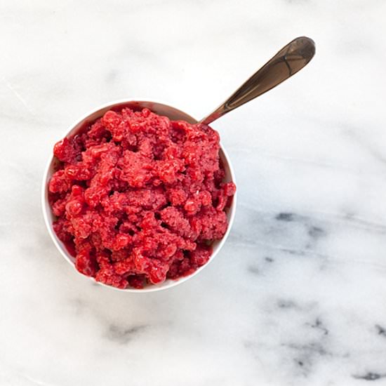Cherry Plum Granita