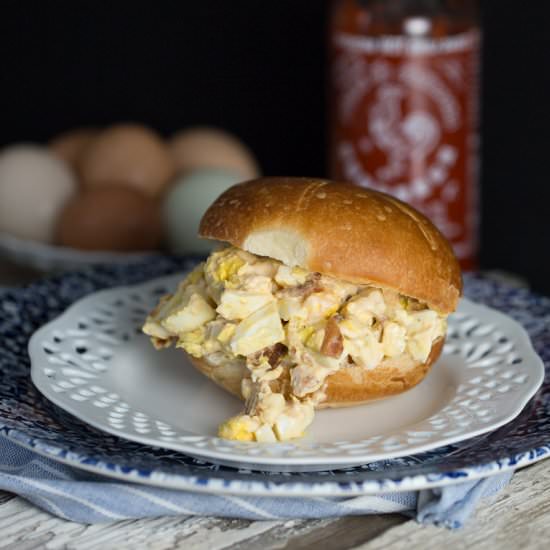 Bacon Sriracha Egg Salad