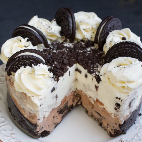 Cookies & Cream Oreo Ice Cream Cake