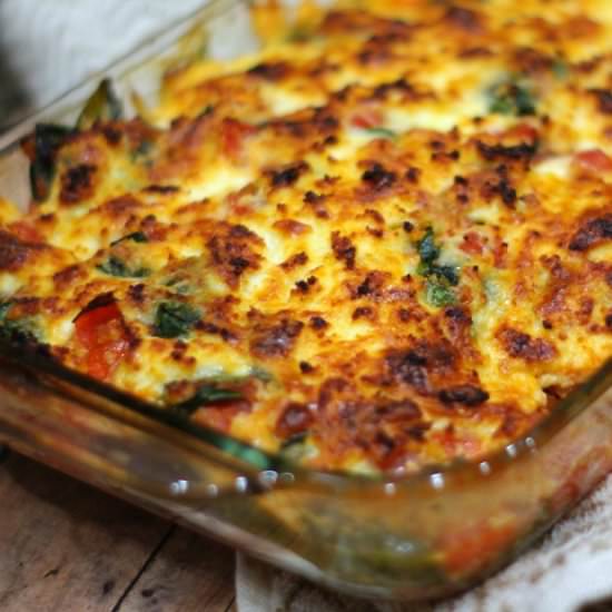 Cheesy Eggplant Bake