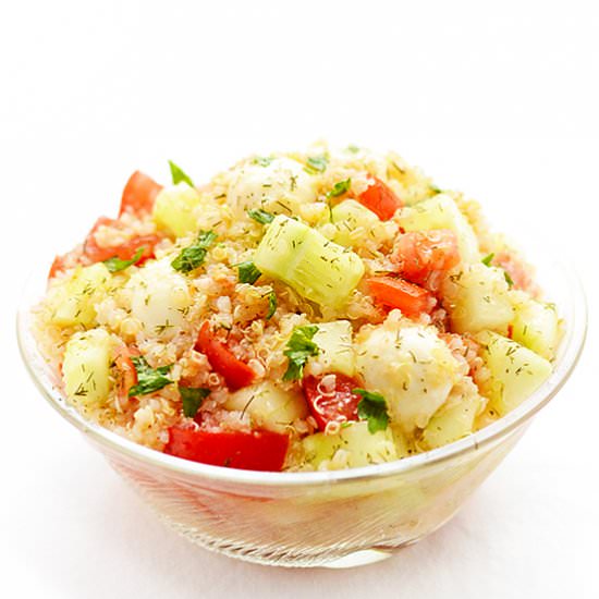 Quinoa Cucumber Tomato Salad