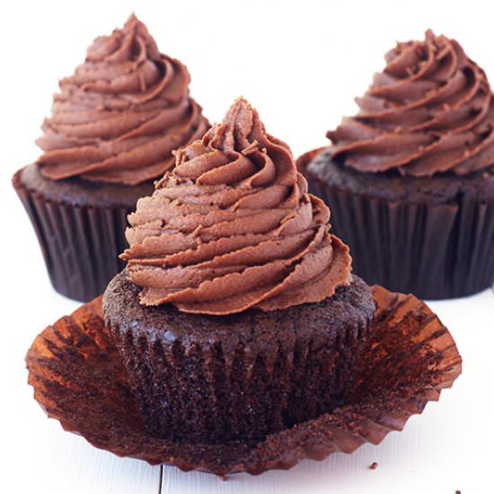 Death By Chocolate Cupcakes