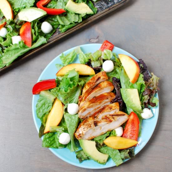 Grilled BBQ Chicken Salad