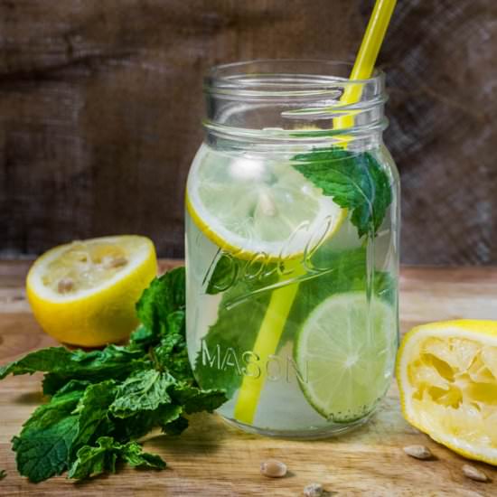 Lemon, Lime & Mint Water