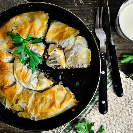Phyllo Meat Pie – Burek