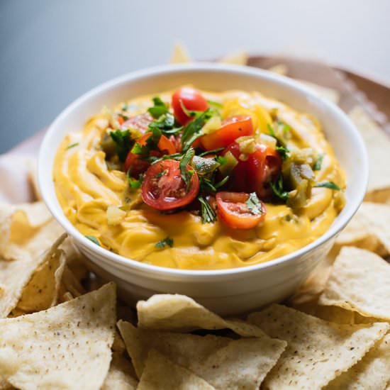 Vegan Chipotle Carrot Queso