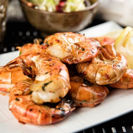 Spicy Grilled Jumbo Shrimp