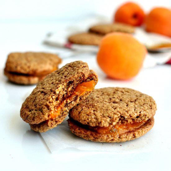 Apricot Jam Sandwich Cookies